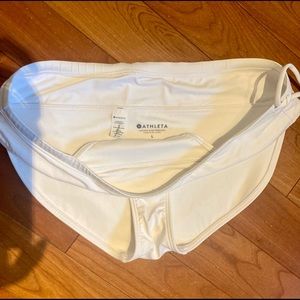 White Athleta Swim Bottoms
